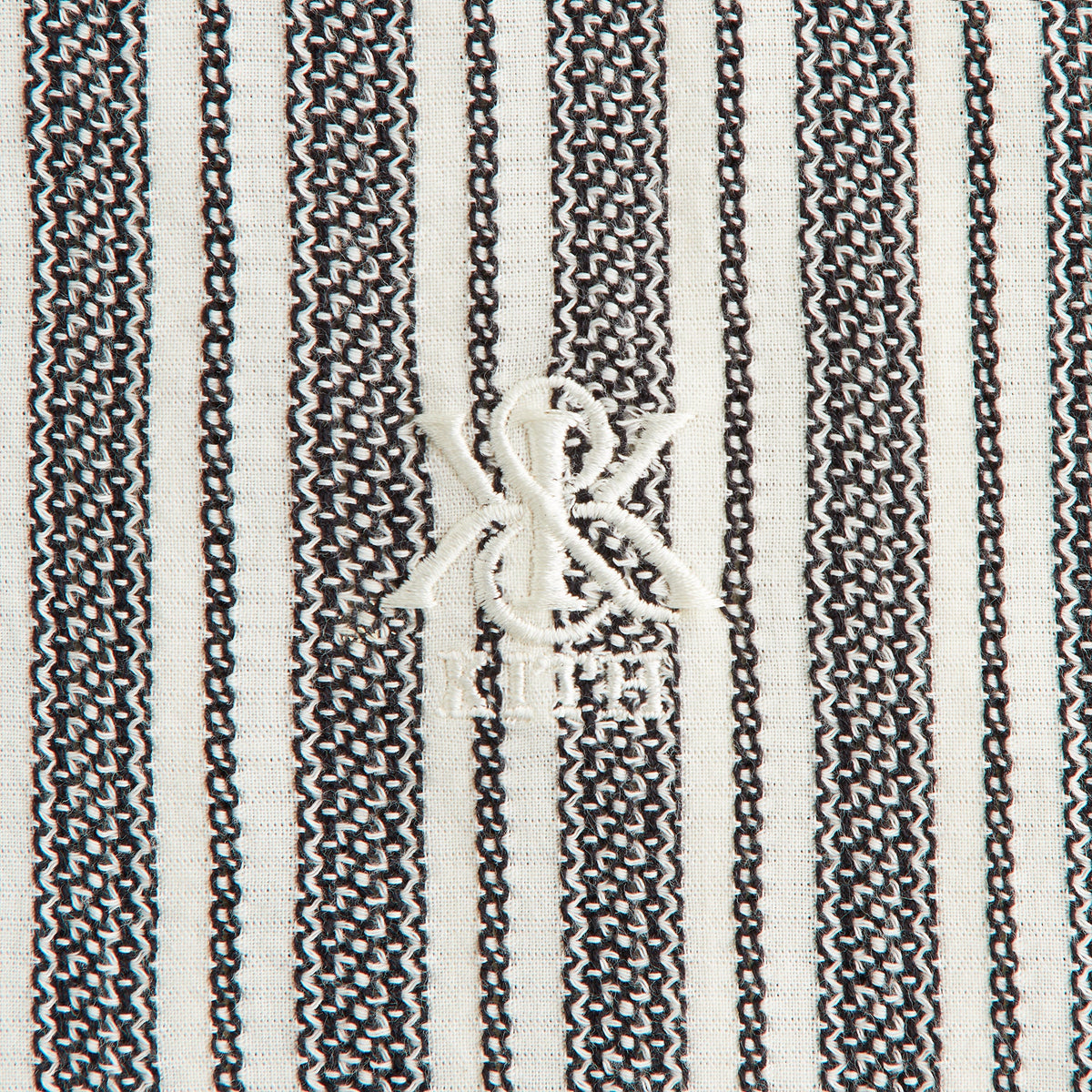 Kith Women Ora II Dobby Stripe Shirt - Black | Kith Special Offer