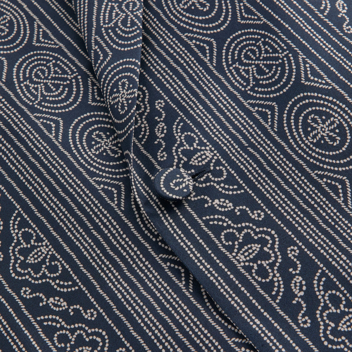 &Kin Batik Stripe Long Sleeve Thompson Crossover Shirt - Nocturnal | Kith Hot Sale