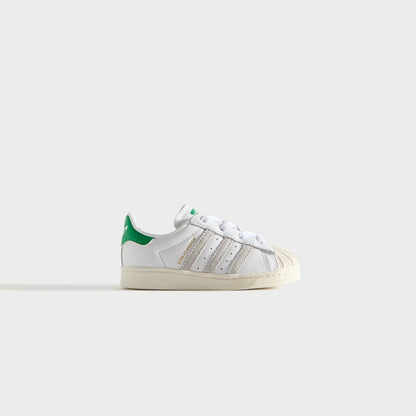 Kith Kids Classics for adidas Originals TD Superstar - White / Fairway | Kith Best Seller