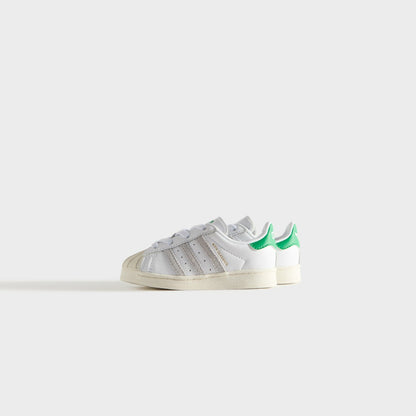 Kith Kids Classics for adidas Originals TD Superstar - White / Fairway | Kith Best Seller