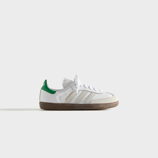 Kith Kids Classics for adidas Originals PS Samba - White / Fairway Gre | Kith Latest