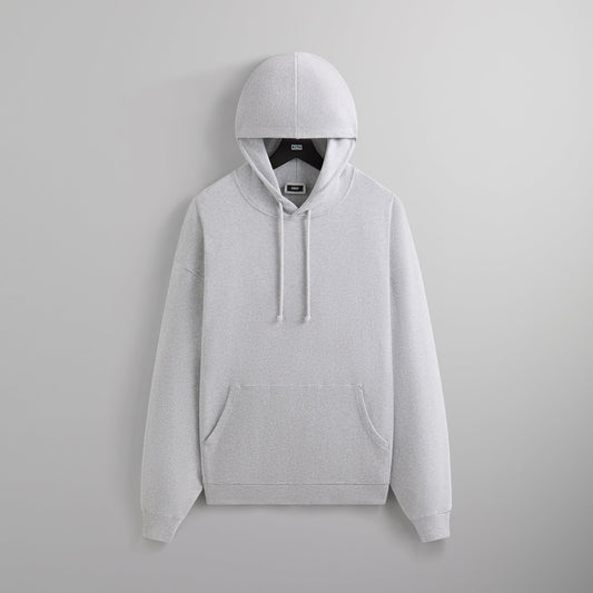 Kith Compact Knit Williams III Hoodie - Light Heather Grey | Kith Featured