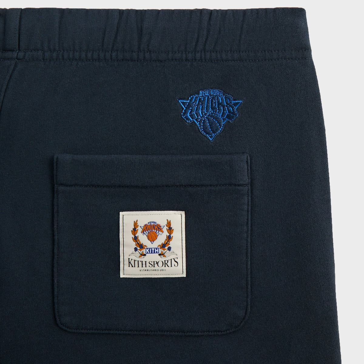 Kith for the New York Knicks Arched Vintage Nelson Sweatpant - Nocturn | Kith Quality
