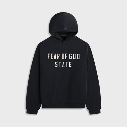 Essentials Heavy Fleece Hoodie - Black | Kith Best Price