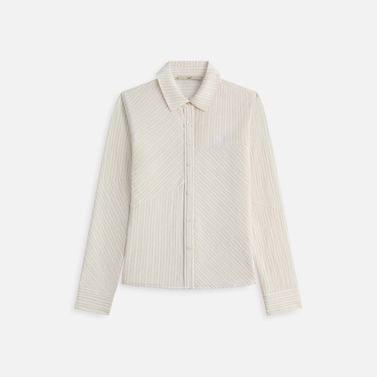 Kith Women Ella Patchwork Fitted Shirt - Oxide | Kith Special Offer