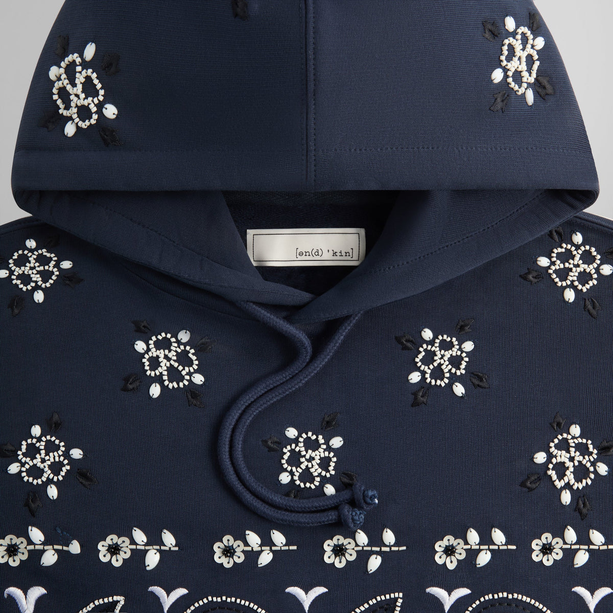 &Kin Paisley Floral Williams III Hoodie - Nocturnal | Kith Value