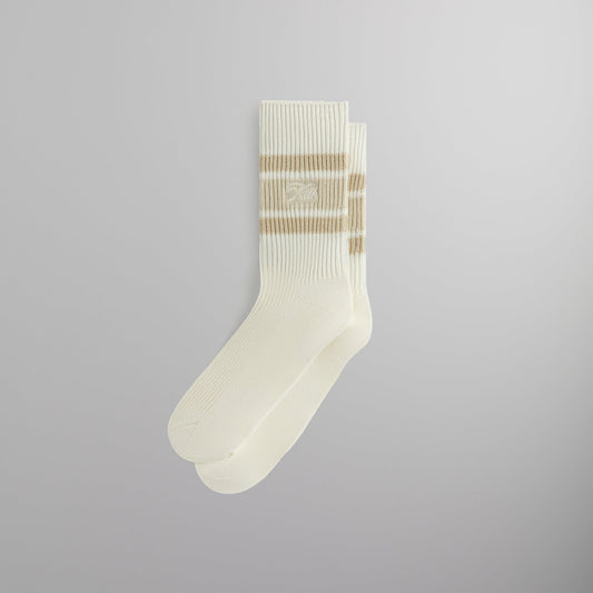 Kith Calf Stripe Relaxed Crew Sock - Silk | Kith Classic