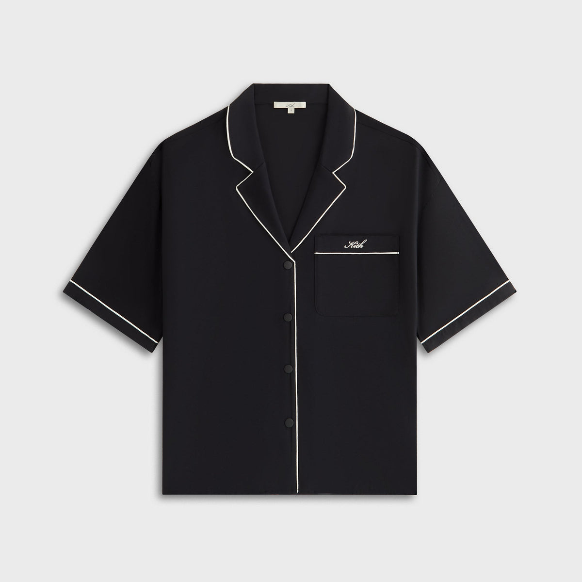Kith Women Elena Snap Front Shirt - Black | Kith Value
