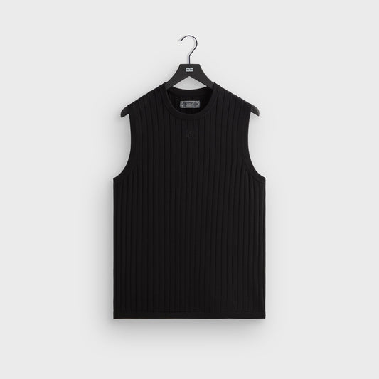 Kith Rhys Knit Stripe Vest - Black | Kith Value