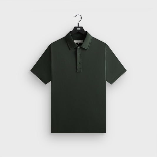 &Kin Pima Jersey Short Sleeve Heathrow Polo - Taiga | Kith Trusted