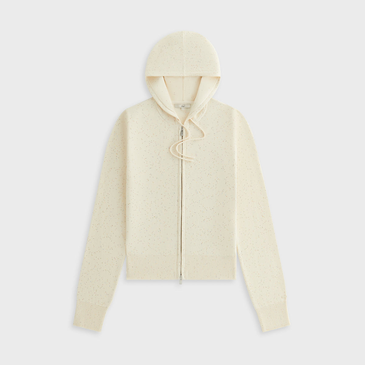 Kith Women Faryn Sequined Hooded Zip Sweater - Sandrift | Kith Deals