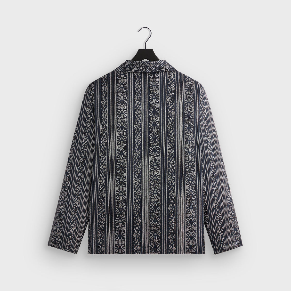 &Kin Batik Stripe Long Sleeve Thompson Crossover Shirt - Nocturnal | Kith Hot Sale