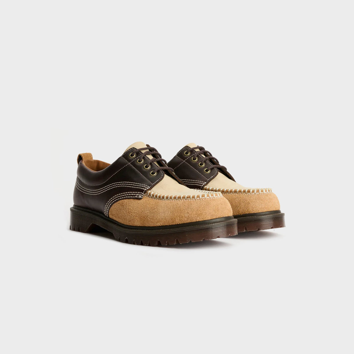 Dr. Martens WMNS Lowell 4 Eye - Light Tan / Multi | Kith Everyday