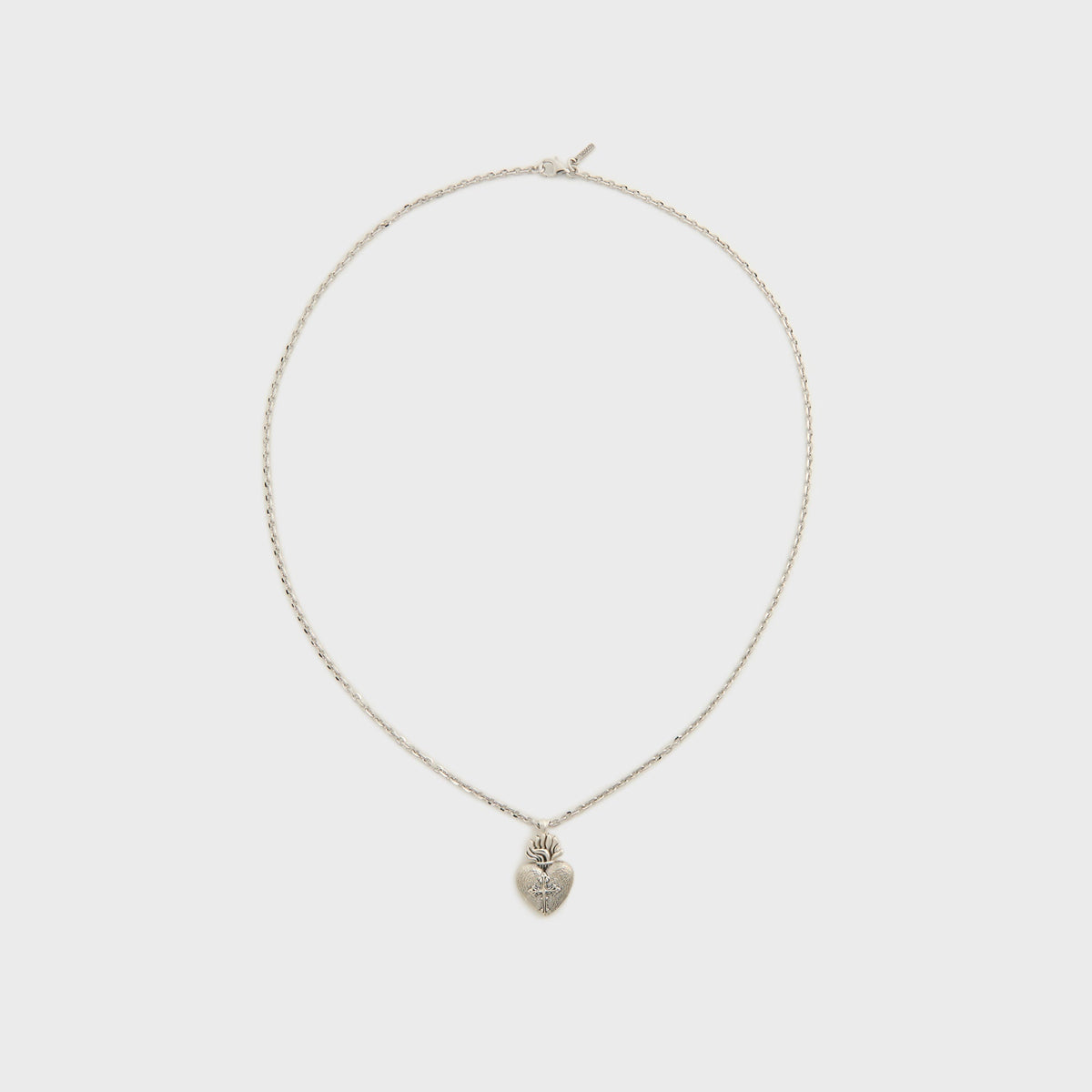 Emanuele Bicocchi Sacred Heart Necklace - Silver | Kith Best Price