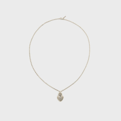 Emanuele Bicocchi Sacred Heart Necklace - Silver | Kith Best Price