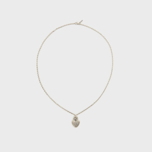 Emanuele Bicocchi Sacred Heart Necklace - Silver | Kith Best Price