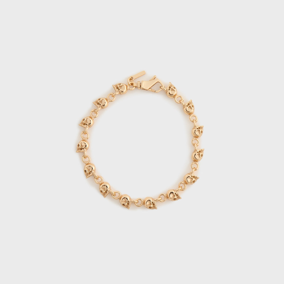 Emanuele Bicocchi Gold Multi-Skull Bracelet - Gold | Kith Trending