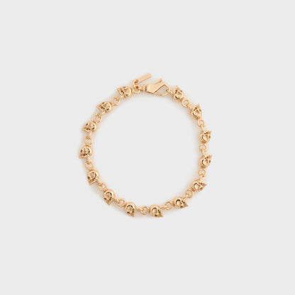 Emanuele Bicocchi Gold Multi-Skull Bracelet - Gold | Kith Trending