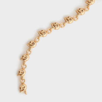 Emanuele Bicocchi Gold Multi-Skull Bracelet - Gold | Kith Trending