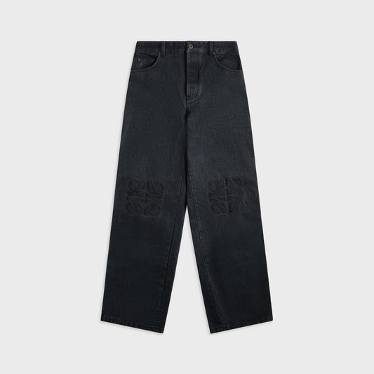 Loewe Anagram Baggy Jeans - Black | Kith Premium